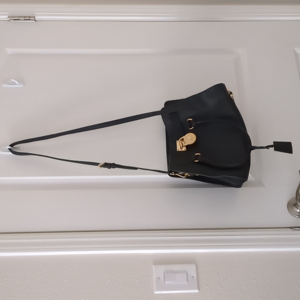 Michael Kors Medium Saffiano Leather Satchel Crossbody Shoulder Bag